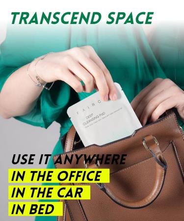 Faircell 180 Deep Cleansing Pad - Waterless Pore Care Hypoallergenic Portable Korean Skin Care | 10 Sets of 2 Pads (0.24 fl oz each - Buy Online on GoSupps.com