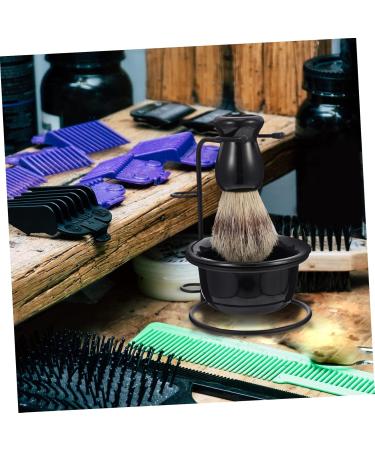 4 Sets Beard Care Kit - Professional Shaving Brush & Wear-Resistant Cup for Men | Convenient Shave Brush & Bowl for Perfect Grooming - Buy Online on GoSupps.com