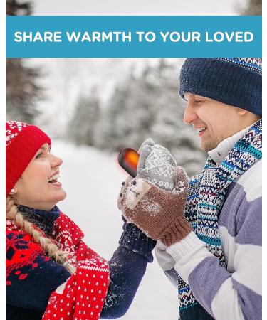 Comfytemp Hand Warmer, Rechargeable Hand Warmer 9000mAh/5200mAh/4500mAh, 3 Level Adjustable, 360 Emit Heat, Camping & Outdoor & Winter & Therapy Black 4500mAh 2 Packs - Buy Online on GoSupps.com