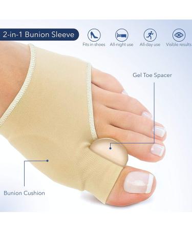 Bunion Corrector Kit - All-in-One Orthopedic Bunion Relief & Toe Spacers for Women (US Sizes 6-10) - Fast International Shipping - Buy Online on GoSupps.com