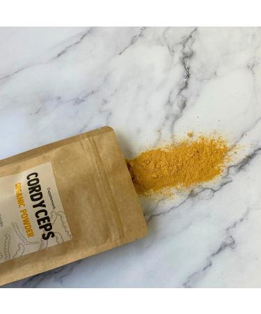 Cupplement | Cordyceps 60g | Organic | Free Spoon | Highest Quality Mushroom Powder | Mushroom | 2 measurements per day - Buy Online on GoSupps.com