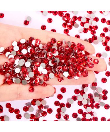 SS12 3.0mm Ruby Red Crystal Rhinestones - 1440PCS for Nail, Face, Crafts & Clothes Decoration - Buy Online on GoSupps.com