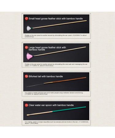 20pcs Less Steel Earwax t Ear Wax Tool Set Ear s with 20 Different ludes Luminous Earpick Ts  - Buy Online on GoSupps.com