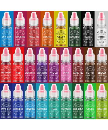 Food Coloring for Baking - 26 Vibrant Cake Food Coloring Liquid Set for Dessert Decorating  Food Grade Food Dye for Icing Fondant Cookies Easter Egg Making DIY Supplies Kit- 0.25 Fl. oz (6 ml)/Bottles - Buy Online on GoSupps.com