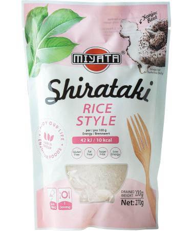 MIYATA Shirataki Konjac Rice - 12 Pack (270g each) for Low-Calorie Healthy Meals - Gluten-Free & Vegan - Buy Online on GoSupps.com