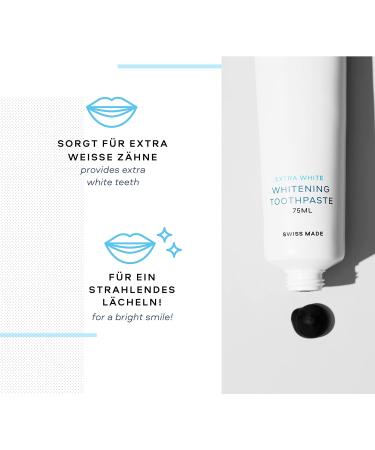 Alpine White Vegan Whitening Toothpaste | Brightening Formula with Activated Carbon & Xylitol for Extra White Teeth | Sustainable Dental Care - Buy Online on GoSupps.com