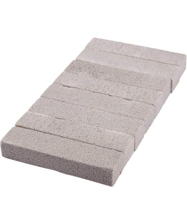 Duendhd 8 Pieces Pumice for Cleaning Pumice Scouring Pad Grey Pumice Stick for Removing Toilet Bowl Ring Bath Household Kitchen Pool - Buy Online on GoSupps.com