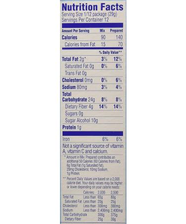 Pillsbury Sugar Free Chocolate Fudge Brownie Mix - 12.35 Oz (Pack of 2) - Buy Online on GoSupps.com