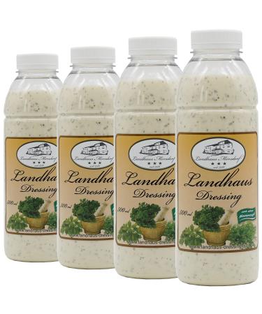 Landhaus M rsdorf Dressing salad dressing with dill and parsley spicy salad dressing with herbs suitable for cooking meat fish and vegetarian dishes (4x 0.5l country house dressing)