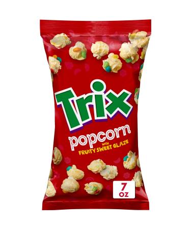 Trix Popcorn Snack with Fruity Sweet Glaze, Snack Bag, 7 oz