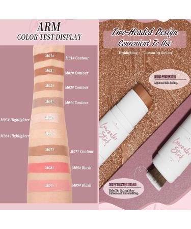 Dual-Ended Cream Blush Stick for Cheeks Makeup Sticks for All Skin Tones - Buy Online on GoSupps.com