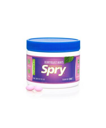 Xlear Spry Berryblast Sugar-Free Mints 240 Count - Fresh Breath & Oral Care - Buy Online on GoSupps.com