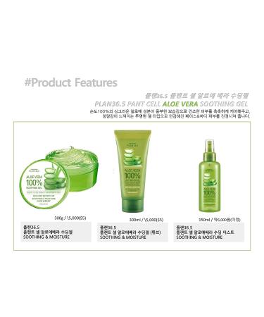 Aloe Vera 100% Soothing Gel Tube 260ml - Natural Skin Care Solution - Buy Online on GoSupps.com