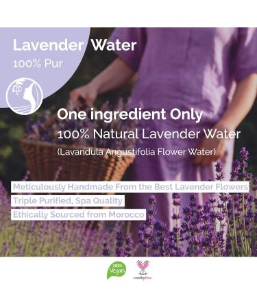 Fatima's Garden Lavender Water Spray - Natural Calming Toner 100ml - Buy Online on GoSupps.com