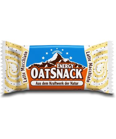 Davina Energy Oatsnack Riegel - Handcrafted Latte Macchiato Oatmeal Bar - 15 x 65g Box (975g) - Healthy Snack for Energy Boost - Buy Online on GoSupps.com
