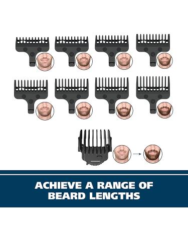 Wahl Stainless Steel Lithium Ion 2.0+ Beard Trimmer & Grooming Kit for Men - Electric Shaver, Nose & Ear Trimmer, Rechargeable Model 9864 - Buy Online on GoSupps.com