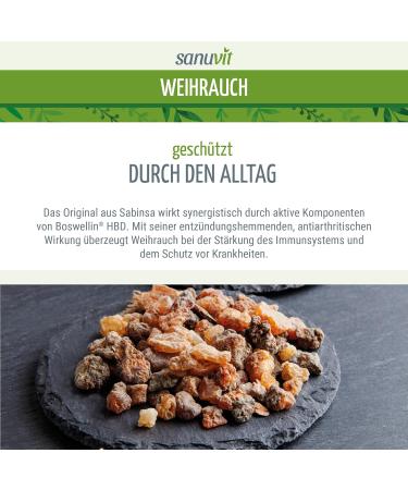 Sanuvit Frankincense Capsules 500mg | High Dose Boswellia Serrata | Vegan | 180 Capsules with Premium Boswellin for Optimal Bioavailability - Buy Online on GoSupps.com