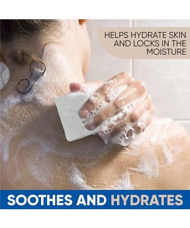 Mother of Pearl Soap Sponge - Gentle Shower Scrubber for Bath Wash - Removes Dirt and Oil - Massage Foot, Elbow, and Face - Bathroom Accessories with Fresh Nacre Scent - Buy Online on GoSupps.com