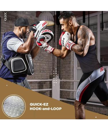 RDX Boxing Gloves for Muay Thai & Kickboxing - Maya Hide Leather Sparring Gloves Sandbag & MMA Training - Available in 8 10 12 16oz for Men & Women - Black & Golden - Buy Online on GoSupps.com