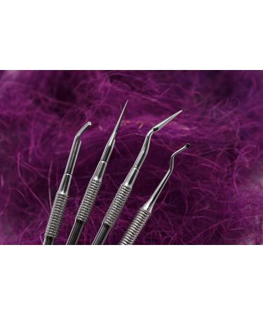 VJ STALEKS PRO EXPERT 20/1 CUTICLE PUSHER (CURETTE "HEMISPHERE"+ CLEANER) manicure nails pedicure - Buy Online on GoSupps.com