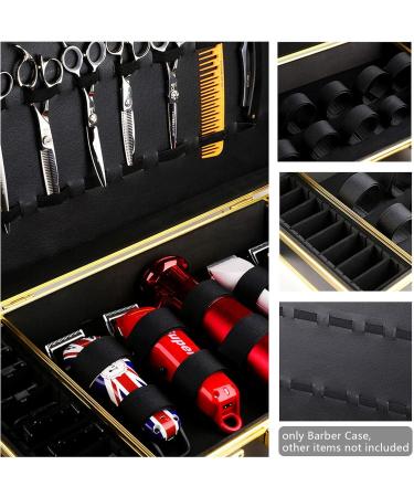 YIYIBYUS Barber Carrying Case - Professional Salon Hair Cutting and Grooming Kit Storage Organizer for Clippers & Scissors - Buy Online on GoSupps.com