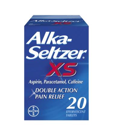 Alka-Seltzer XS Pain Relief 20 Tablets (Pack of 1)
