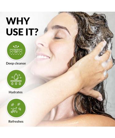 Buy 2 in 1 Shampoo and Conditioner - Clarifying Natural Formula Sulfate Free for Men & Women | 16.9 FL Oz - International Shipping Available - Buy Online on GoSupps.com
