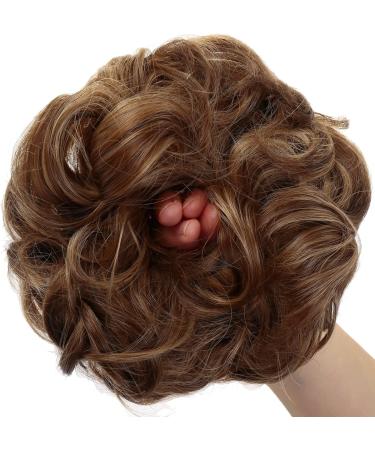 JJstar Messy Hair Bun Scrunchies for Women - Brunette/Honey Blonde - Buy Online on GoSupps.com