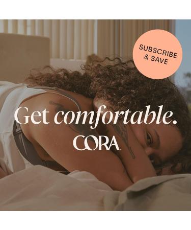 Cora Organic Compact Applicator Tampons - 72 Count | Light/Regular/Super Absorbency, 100% Cotton Core, Unscented, BPA-Free | Leak Protection, Easy Insertion, Non-Toxic - Buy Online on GoSupps.com