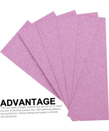  FRCOLOR Box of 50 Pieces Eyelash Box Bottom Card Supply Paper for Eyelash Case Eyelash Glitter Cards Glitter Cards Glitter Paper Cosmetic False Eyelashes - Buy Online on GoSupps.com