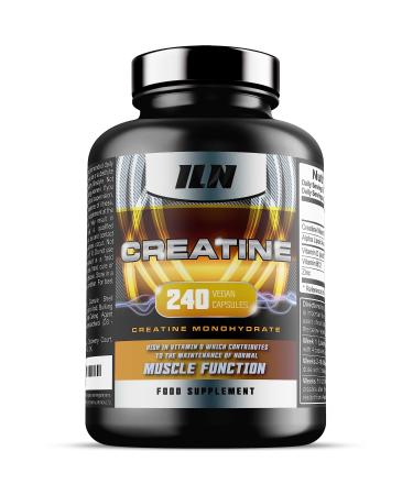 Iron Labs Nutrition Creatine Capsules - 4 200mg per Serving x 40 Servings - Creatine Monohydrate Enhanced with ALA - Creatine Tablets Suitable for Men and Women (240 Capsules) 240 Count (Pack of 1) - Buy Online on GoSupps.com