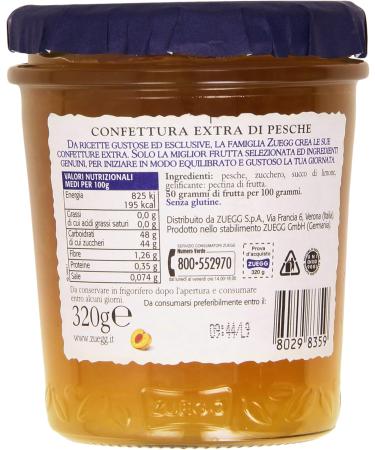  Zuegg Zuegg - Peaches Conference Extra - 320G - Pack of 6  - Buy Online on GoSupps.com