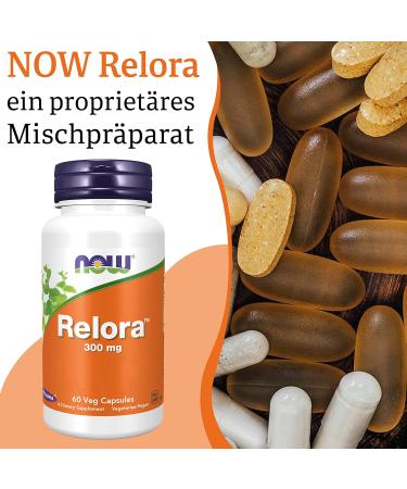 Now Foods Relora 300 mg - 60 Vegan Capsules | Gluten Free Soy Free Vegetarian | Laboratory Tested Supplement - Buy Online on GoSupps.com