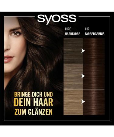 Syoss Oleo Intense 4-86 Chocolate Brown Hair Color - Ammonia-Free Permanent Color & Nourishing Oil (115 ml) | International Shipping Available - Buy Online on GoSupps.com