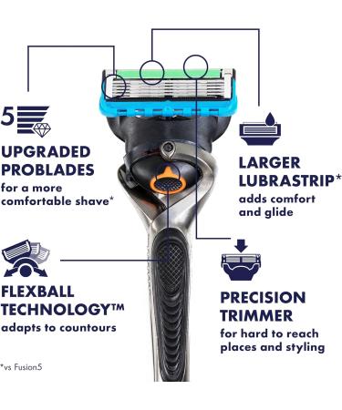 Gillette ProGlide Mens Razor 1 Razor Handle 3 Razor Blade Refills Razor +3 Refills - Buy Online on GoSupps.com