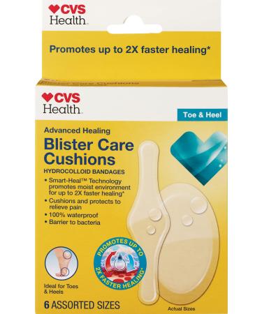 CVS Health Advanced Healing Blister Care Cushions 6 Assorted Sizes