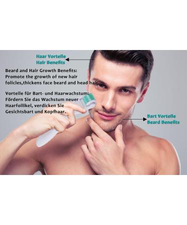 Bowka 5-in-1 Derma Roller Set - Microneedling Roller for Beard Growth & Skin - 1.5/0.5/0.3/0.25mm | International Shipping Available - Buy Online on GoSupps.com