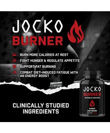 Jocko Fuel Burner for Men & Women - Healthy Weight Support Supplement Helps Regulate Appetite & Metabolism Booster - Supports Healthy Metabolism & Increased Thermogenesis 90 Count (30 Day Supply) - Buy Online on GoSupps.com