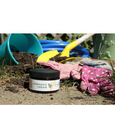 Earthley Lymphatic Cream - Soreness Relief, Ease Congestion, Promote Gut Health (8oz) - Buy Online on GoSupps.com