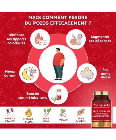 Br leur de Graisse Naturel Puissant Guarana Th Vert Noix de Cola Fibres d Acacia & Fenouil 120 G lules Compl ment Minceur D tox & Drainage Fabriqu en France - Buy Online on GoSupps.com