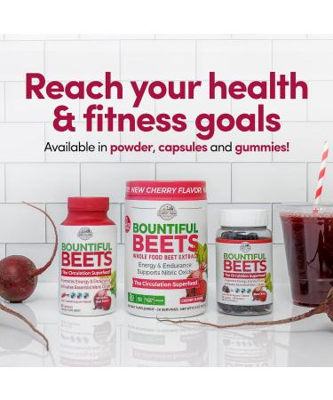 COUNTRY FARMS Bountiful Beets Powder Wholefood Beet Extract Superfood Natural Nitric Oxide Booster Helps Support Healthy Circulation and Promote Energy Natural Pump Cherry Flavor 60 Servings - Buy Online on GoSupps.com