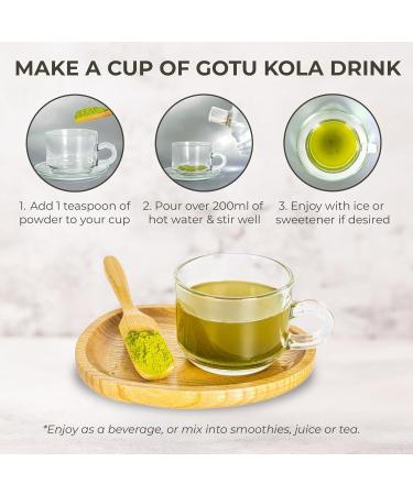 Centella Asiatica Powder (Gotu Kola) - 10.58 oz Herbal Tea for Cooling & Refreshing Supports Skin & Wellness Freeze-Dried & Finely Ground No Additives No Caffeine Gluten Free Gotu Kola Powder - Buy Online on GoSupps.com