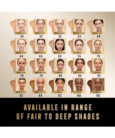 Max Factor Miracle Pure Foundation Deep Bronze 82 - Long-lasting Coverage for a Flawless Finish - Buy Online on GoSupps.com