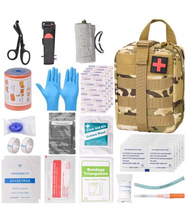 First aid Set Outdoor First Aid Kit Military 48 Medical Survival Compact Kit Kasten Camping Outdoor Survival Military Equipment Best Choice For Home Car School Camping Outdoor