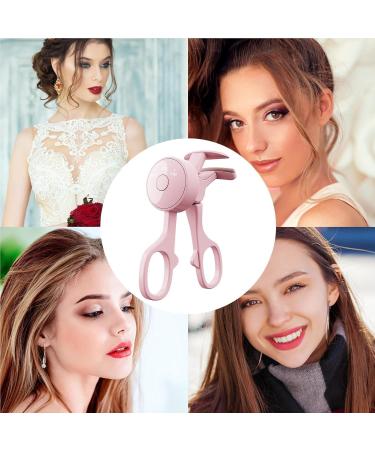 Eye Curler - Heated Eyelash Curler | usbb Rechargeable Eyelash Curler Fast Heating | Portable Cosmetics Makeup Tools for Natural Looks for Dating Gathering Traveling Pink - Buy Online on GoSupps.com