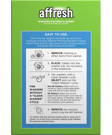 Affresh Washer Machine Cleaner 6-Tablets 8.4 oz - Deep Clean Your Washer Efficiently - Buy Online on GoSupps.com
