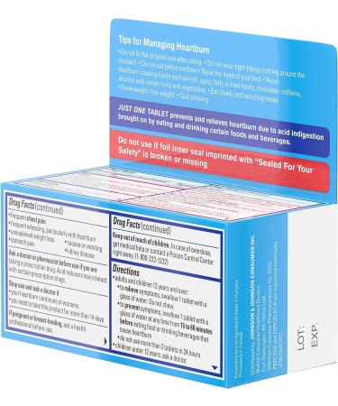 Pepcid AC Original Strength 10 mg Famotidine - 75 ct Pack for Heartburn Relief - Buy Online on GoSupps.com