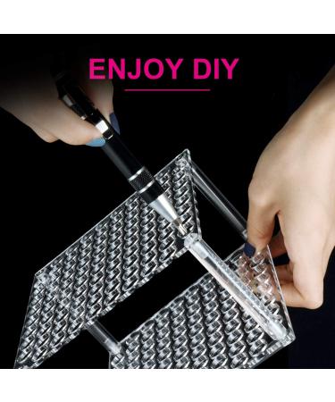 96 Hole Pencil Brush Holder Acrylic Pen Holder Desk Stand Organizer for Pencils Paint Brushes Markers Display and Home Storage (1 Pieces) - Buy Online on GoSupps.com