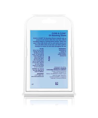Clean & Clear Oil Absorbing Sheets - 50 Count (Pack of 6) | Oil Control for Fresh, Matte Skin - Buy Online on GoSupps.com