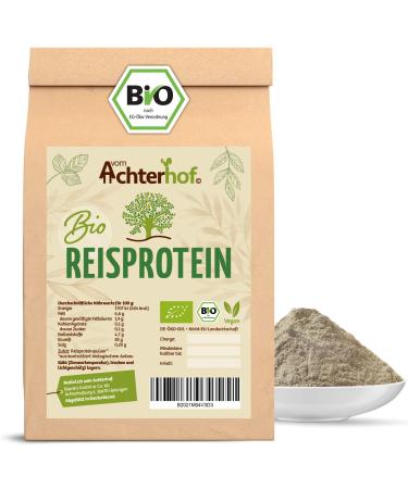 Organic rice protein | 1 KG | 83% protein content | Vegan protein powder | Gluten-free | directly from the Achterhof